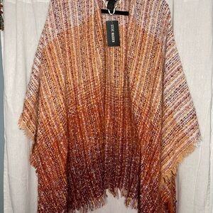 Steve Madden Warm Ombre Speckled Ruana